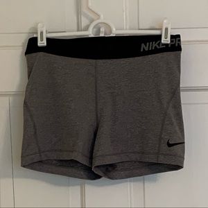 3-pack of Nike pro training shorts